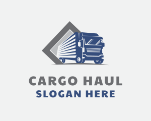 Cargo Truck Delivery logo design