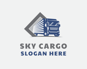 Cargo Truck Delivery logo design