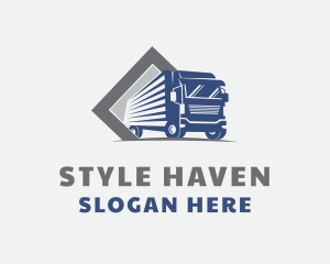 Trailer - Cargo Truck Delivery logo design