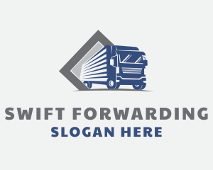 Cargo Truck Delivery logo design