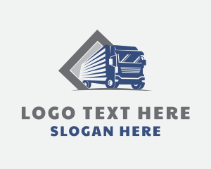 Freight - Cargo Truck Delivery logo design