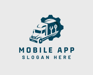 Haulage - Trucking Auto Mechanic logo design