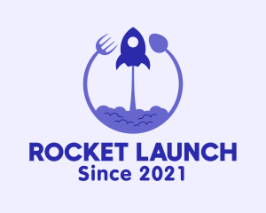 Rocket Kitchen Utensils logo design