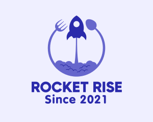 Rocket Kitchen Utensils logo design