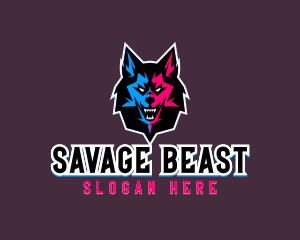 Mad Wolf Beast logo design