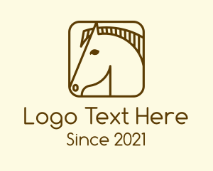 Farrier - Minimalist Horse App logo design