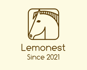 Animal Welfare - Minimalist Horse App logo design