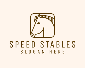 Horse Racing - Wild Horse App logo design