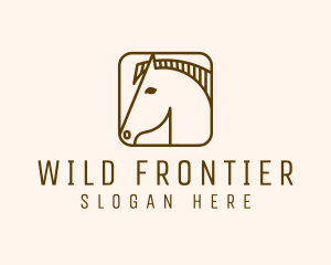 Wild Horse App logo design