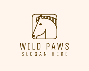 Wild Horse App logo design