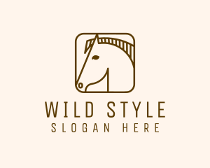 Wild Horse App logo design