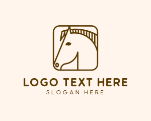 Animal Welfare - Wild Horse App logo design