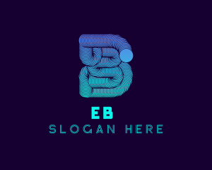 Internet - Slinky Letter B logo design