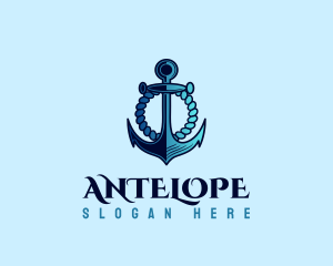 Rope Nautical Anchor Logo