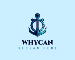 Rope Nautical Anchor Logo