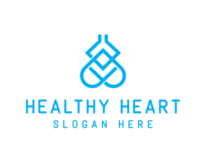 Yoga Heart Wellness logo design