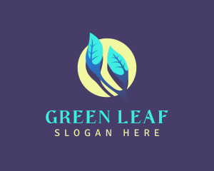 Leaf Wellness Lifestyle logo design