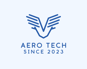 Aero - Minimalist Aviation Wings logo design
