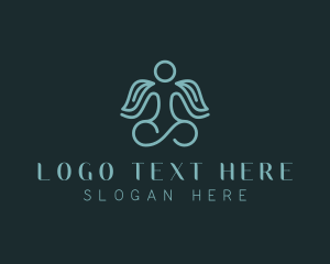 Reiki - Holistic Yoga Healing logo design