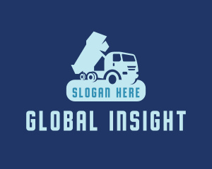 Shipping Truck Transportation Logo