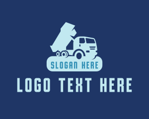 Shipping Truck Transportation Logo