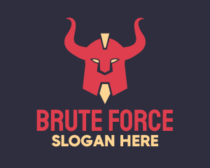 Evil Brute Warrior logo design