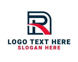 E Commerce - Generic Company Letter R logo design