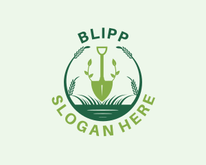 Gardener Plant Shovel Logo