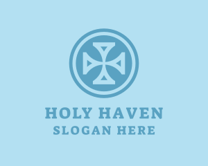 Holy Cross Emblem logo design