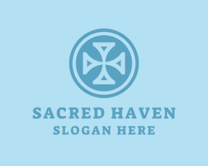 Holy Cross Emblem logo design