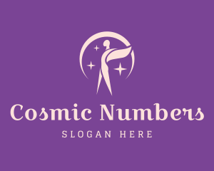 Numerology - Cosmic Star Angel logo design