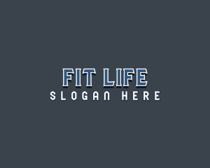 Fit Gym Business logo design