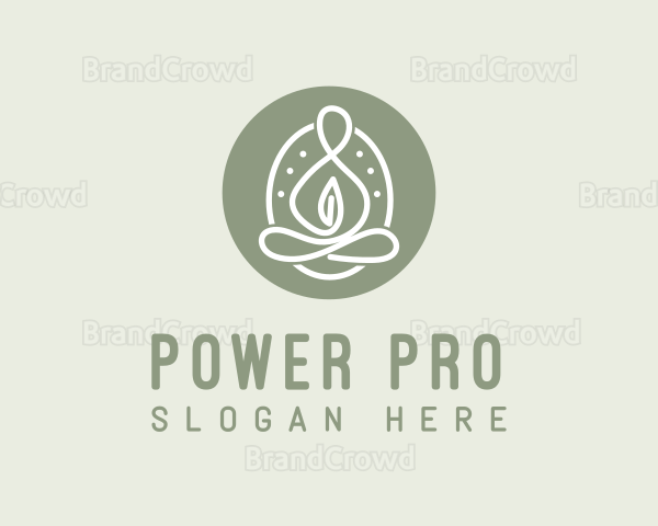 Yoga Wellness Meditation Logo