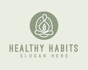 Yoga Wellness Meditation logo design