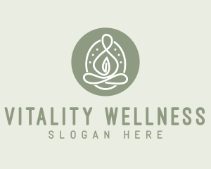 Yoga Wellness Meditation logo design