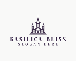 Basilica Cathedral Architecture logo design