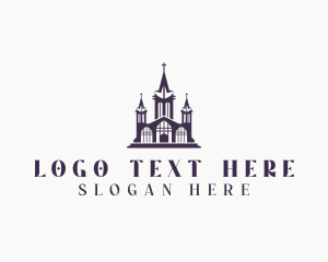 Basilica Cathedral Architecture Logo