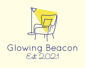Light - Lamp Chair Furniture Lighting logo design