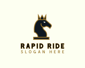 Royal Horse Chess logo design