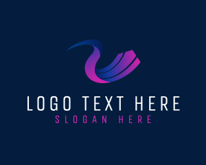 Gradient Arrow Logistics Logo