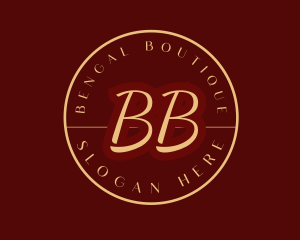 Golden Beauty Boutique logo design