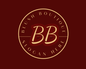 Golden Beauty Boutique logo design