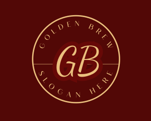 Golden Beauty Boutique logo design