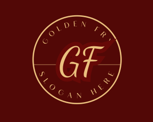 Golden Beauty Boutique logo design