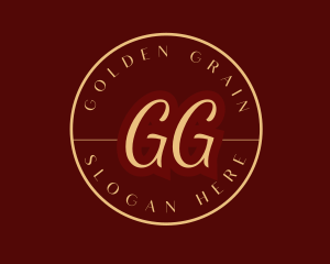 Golden Beauty Boutique logo design