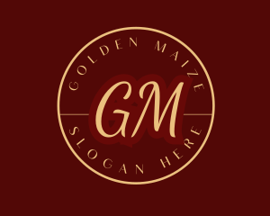 Golden Beauty Boutique logo design