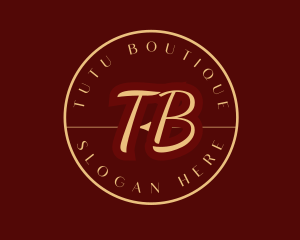 Golden Beauty Boutique logo design