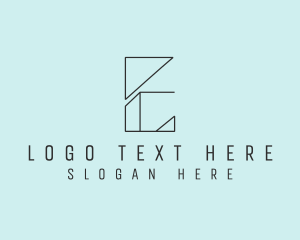 Shipping - Letter E Advisory logo design