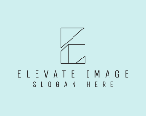 Letter E Business Company logo design