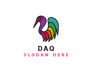 Lgbt - Colorful Bird Animal logo design